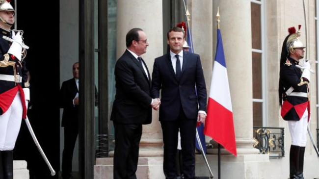 مکرون جوان‌ترین رئیس جمهور فرانسه قدرت را تحویل گرفت 